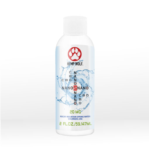 HEMP WOLF NANO2NANO CBD natural spring water