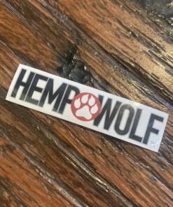 HEMP WOLF Sticker