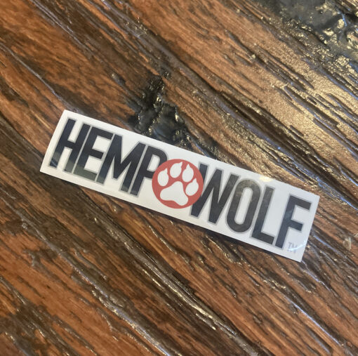 HEMP WOLF Sticker