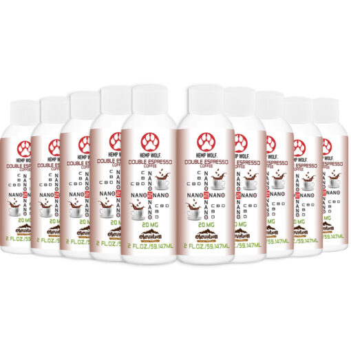 NANO2NANO CBD Double Espresso Coffee — 10 Bottles Subscription